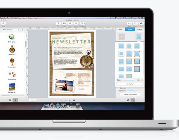 Make a publisher easily on Mac