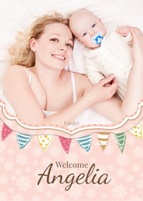 Welcome baby collage