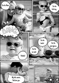 Baby photo comic