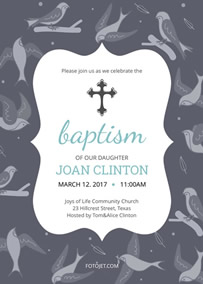 Baptism invitation