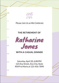 Retirement party invitation