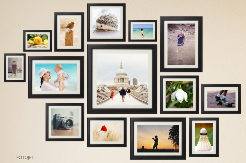 Creative Wall Collage Ideas Give You a Hand on Making Wall Photo