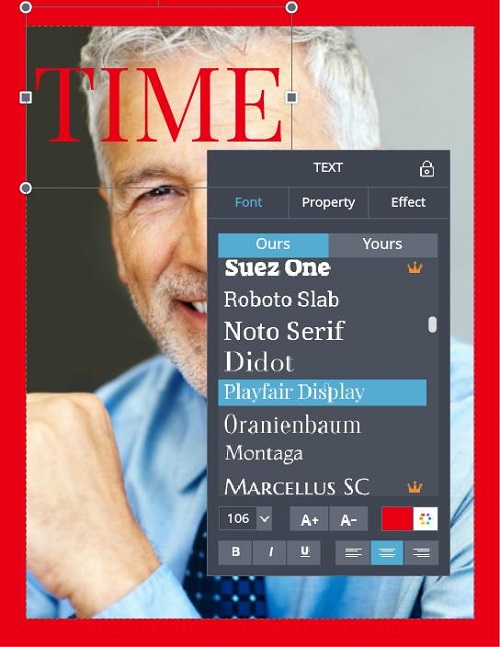 Edit the magazine name