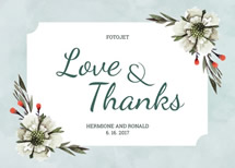 Wedding Thank You Cards - Design Your Own Wedding Cards