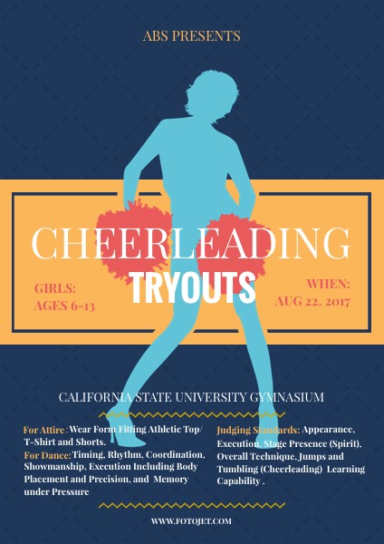 Cheer Posters Tryouts