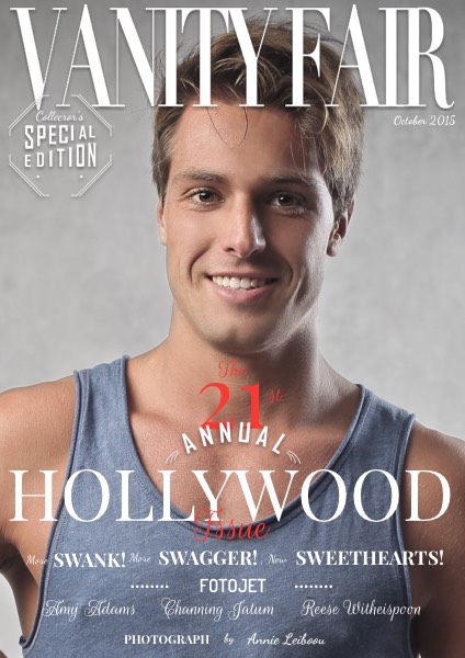 Personalized Vanity Fair Magazine Cover Template