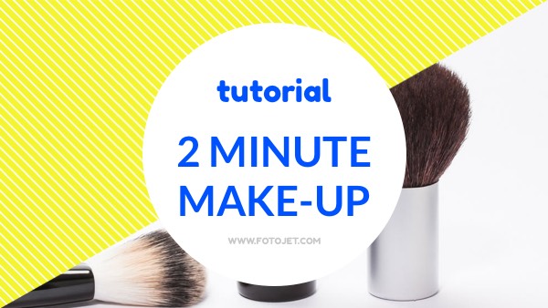 Makeup Tutorial YouTube Video Thumbnail Template